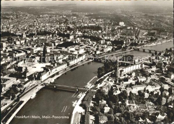 Frankfurt Main Main Panorama
