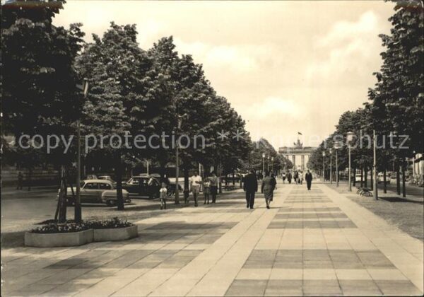 Berlin Unter den Linden Brandenburger Tor