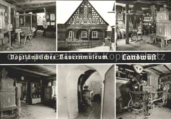 Landwuest Bauernmuseum Blockstube Russküche Kamme
