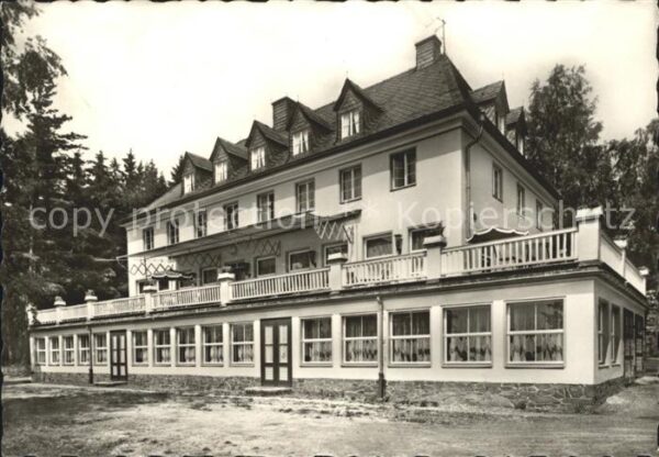Bucha Unterwellenborn FDGB Ferienheim Aktivist Terrassenseite