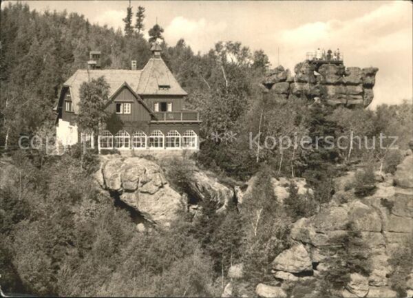 Oybin Töpferbaude Lochstein