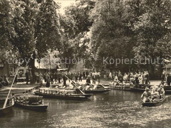Luebbenau Spreewald Kahnabfahrtsstelle