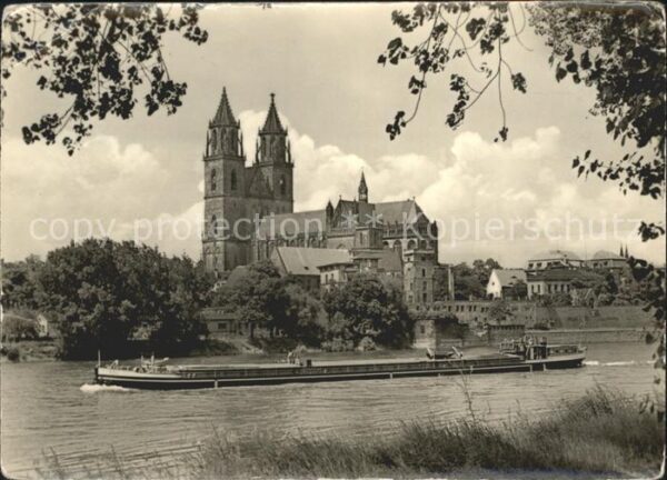 Magdeburg Dom Elbansicht
