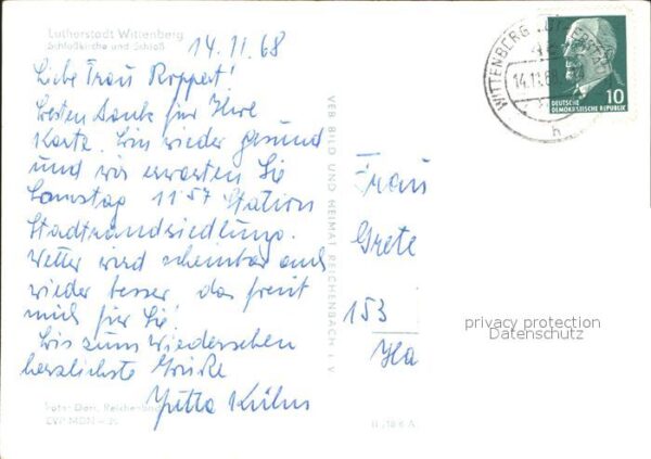 Wittenberg Lutherstadt Schlosskirche Schloss – Bild 2