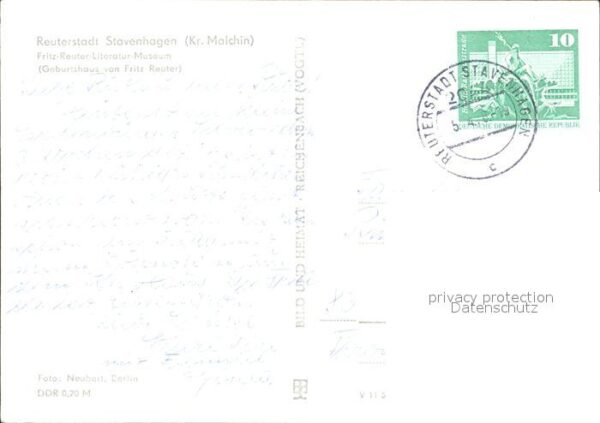 Stavenhagen Fritz Reuter Literatur Museum – Bild 2