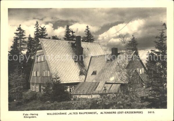 Altenberg Erzgebirge Waldschänke Altes Raupennest