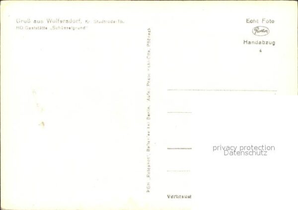 Wolfersdorf Thueringen HO Restaurant Schüsselgrund – Bild 2