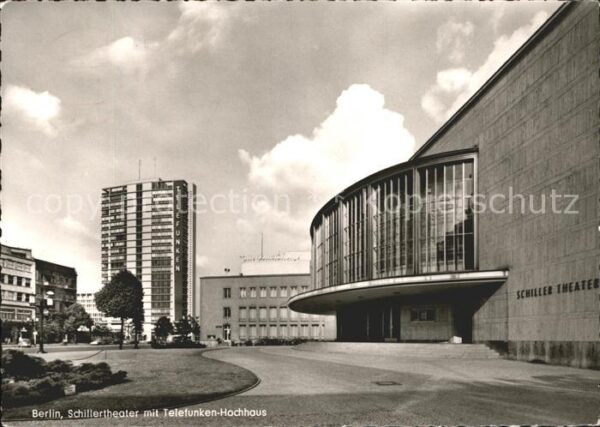 Berlin Schillertheater mit Telefunken Hochhaus