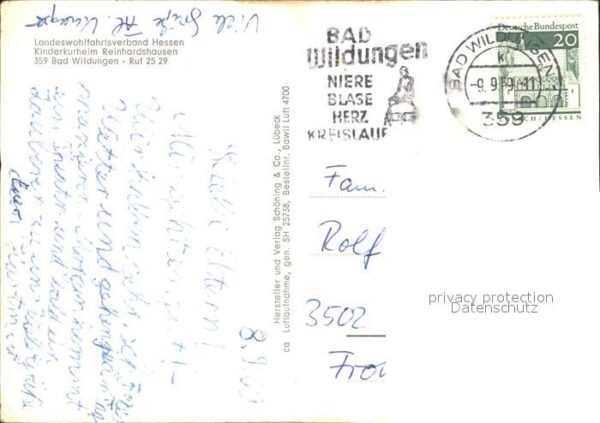 Bad Wildungen Fliegeraufnahme Kinderkurheim – Bild 2