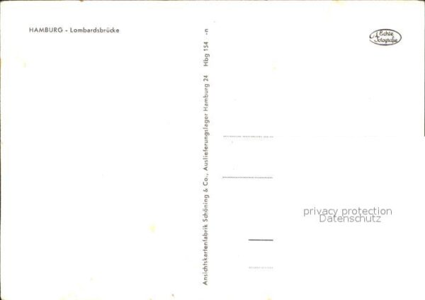Hamburg Lombardsbrücke – Bild 2
