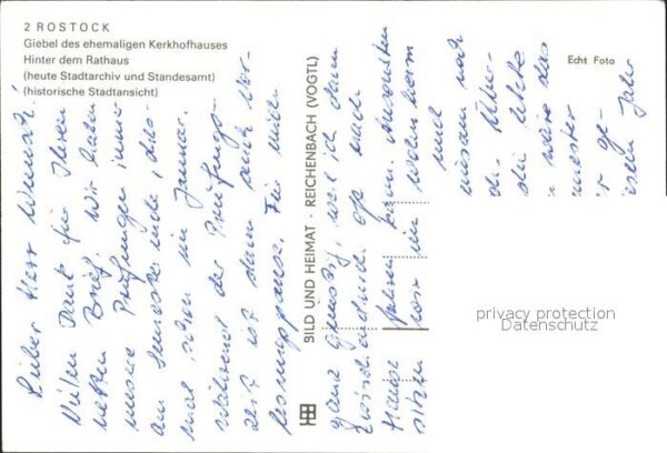 Rostock Giebel des ehemaligen Kerkhofhauses – Bild 2