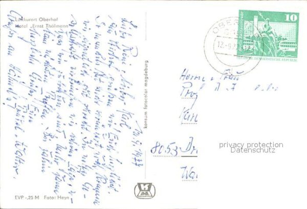 Oberhof Thueringen Hotel Ernst Thälmann – Bild 2
