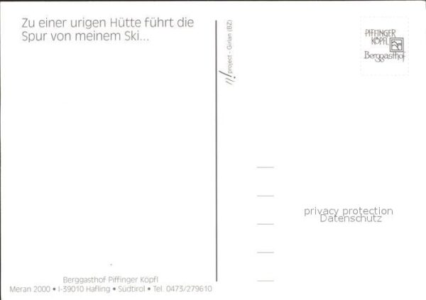 Hafling Berggasthof Pfiffinger Köpfl – Bild 2