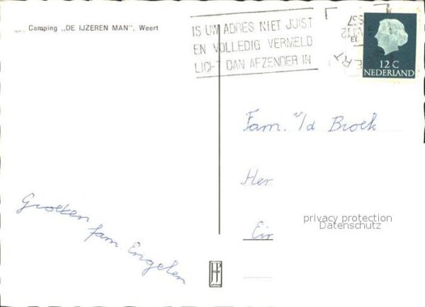 Weert Netherlands Camping de ijseren Man – Bild 2