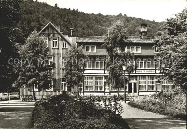 Treseburg Harz FDGB Erholungsheim Wildstein