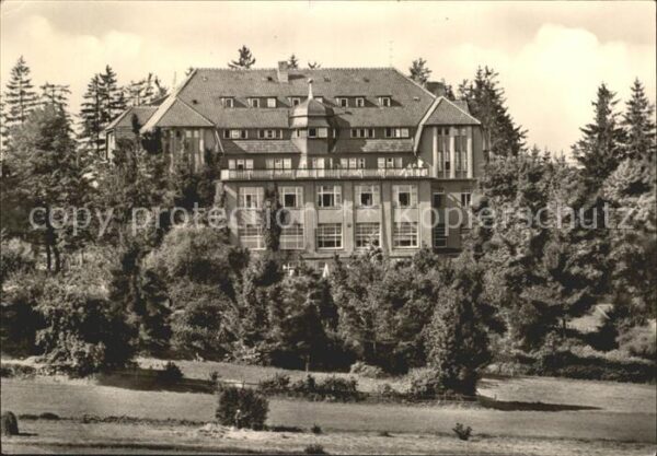 Friedrichsbrunn Harz Sanatorium Ernst Thälmann
