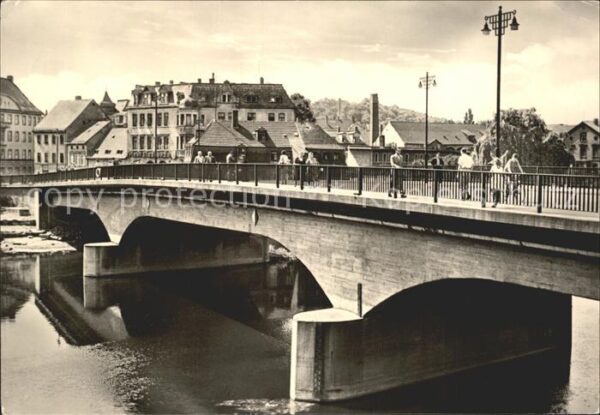 Weissenfels Saale Brücke des Friedens