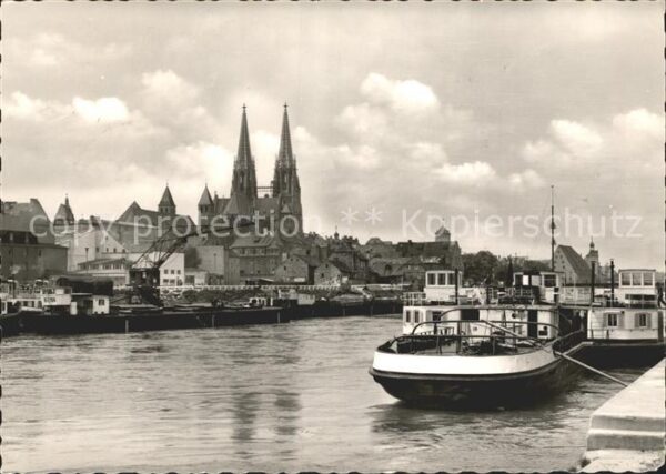 Regensburg Partie an der Donau