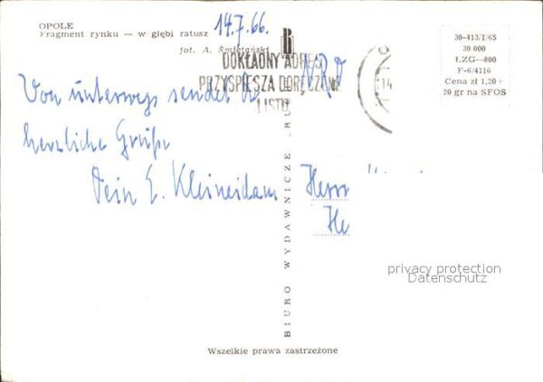 Opole Oppeln Oberschlesien Kirchenpartie – Bild 2