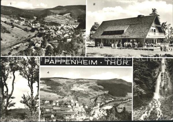 Pappenheim Thueringen HOG Heuberghaus Wasserfall