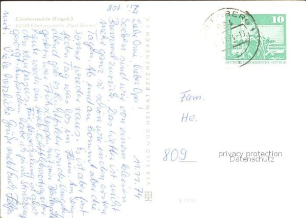 Caemmerswalde Erholungsheim Paul Gruner – Bild 2