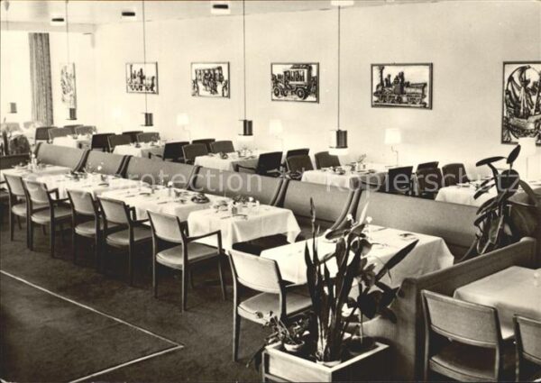 Sassnitz Ostseebad Ruegen Rügen Hotel Mitropa Restaurant