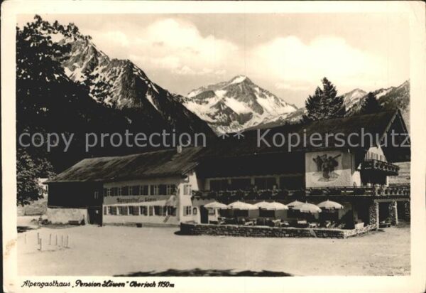 Oberjoch Alpengasthaus Pension Löwen