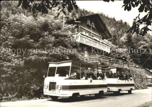 Schwarzburg Thueringer Wald Schwarza Expreß am Schweizerhaus