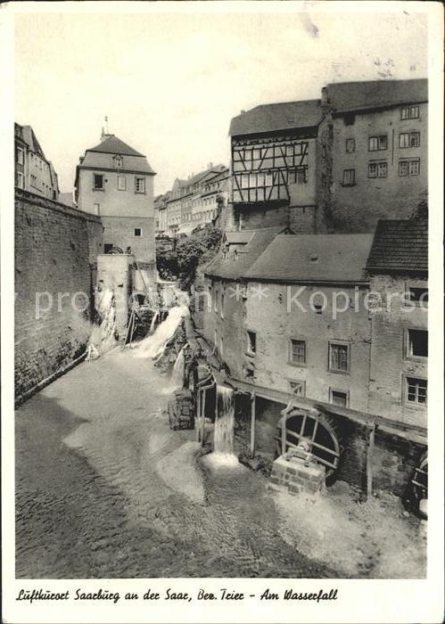 Saarburg Saar Am Wasserfall