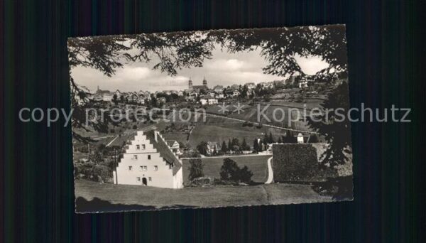 Freudenstadt Bärenschlösschen mit Blick auf die Stad