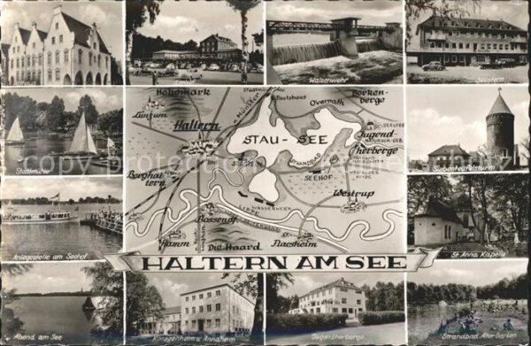 Haltern See Rathaus Restaurant Wehr Turm Kapelle St