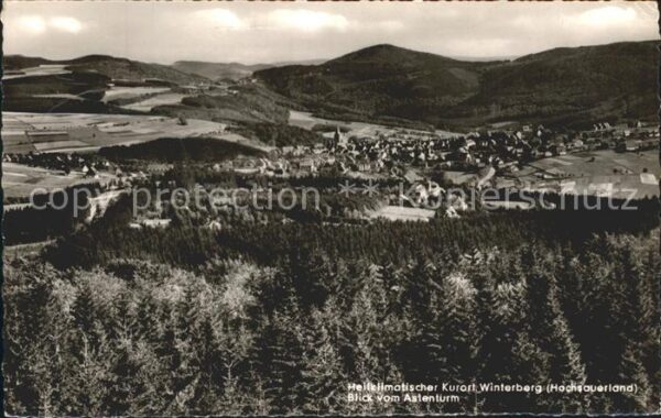 Winterberg Hochsauerland Panorama Blick vom Astenturm Heilklimat