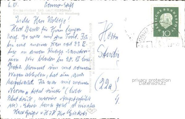 Bad Lauterberg Erholungsheim St Benno Stift mit Hausbe – Bild 2