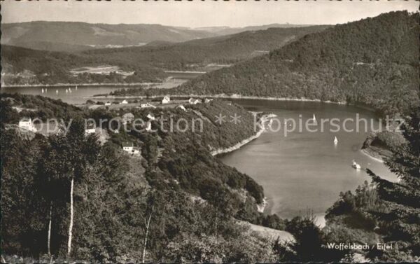 Woffelsbach Panorama Rursee Eifel Segeln