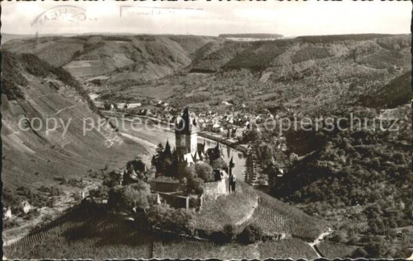 Cochem Mosel Burg Fliegeraufnahme