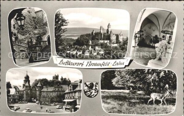 Braunfels Schloss Marktplatz Hirsch Wappen