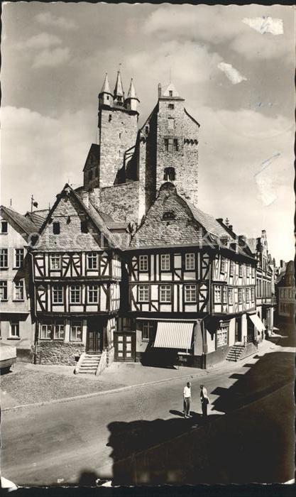 Diez Lahn Alter Markt mit Schloss