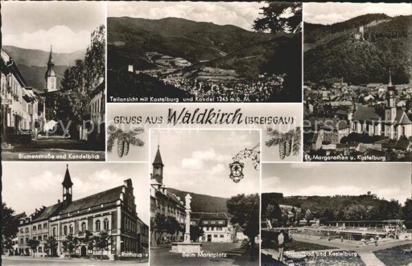 Waldkirch Breisgau Blumenstrasse Kastelburg Kandel St Marg