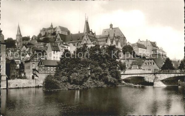 Marburg Lahn Universität Brücke