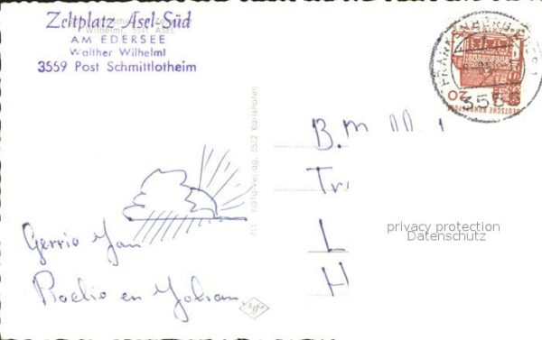 Schmittlotheim Zeltplatz Asel Edersee Fliegeraufnahme – Bild 2