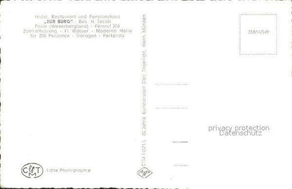 Polle Hotel Restaurant Zur Burg Lied Portrait – Bild 2