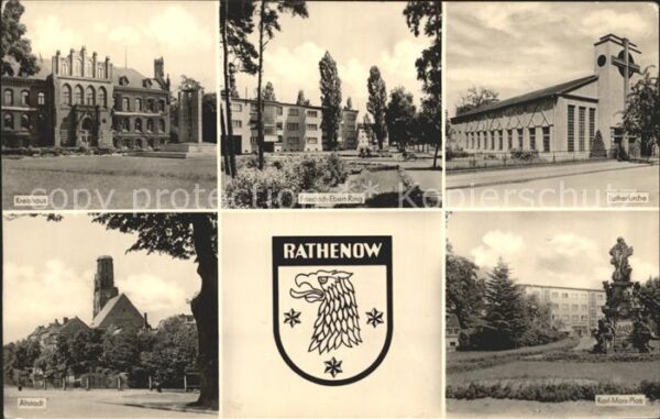 Rathenow Kreishaus Friedrich Ebert Ring Lutherki