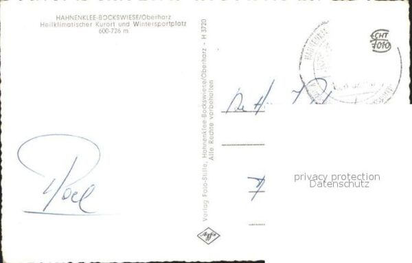Hahnenklee-Bockswiese Harz Waldrand Heilklimatischer Kurort und Wi – Bild 2