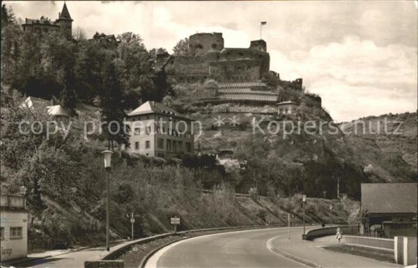 St Goar Jugendherberge mit Burg Rheinfels