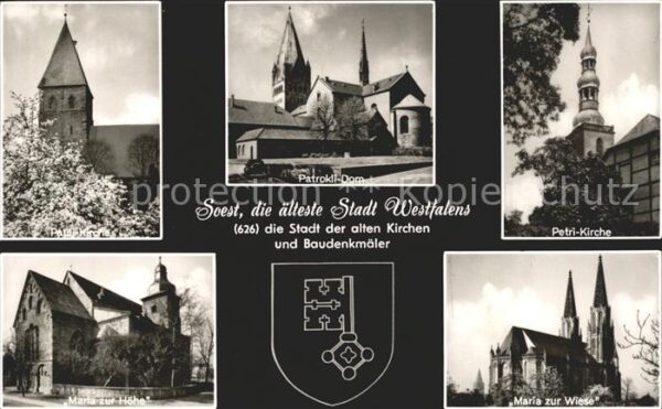 Soest Arnsberg Älteste Stadt Westfalens Kirche Dom