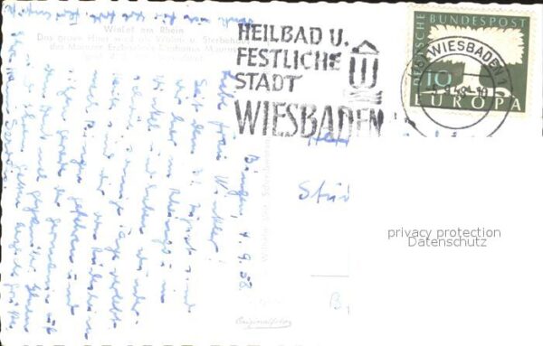 Winkel Oestrich-Winkel Wohnhaus Sterbehaus Mainzer Erzbischof – Bild 2