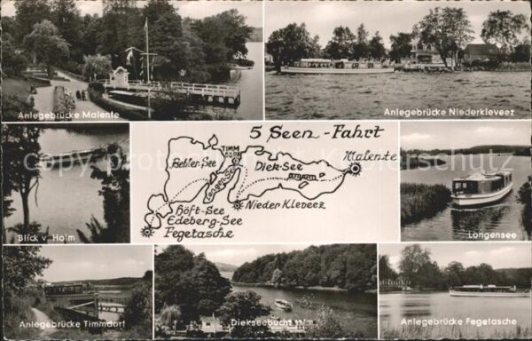 Malente-Gremsmuehlen 5 Seen Fahrt Dieksee Behler See Fegetas