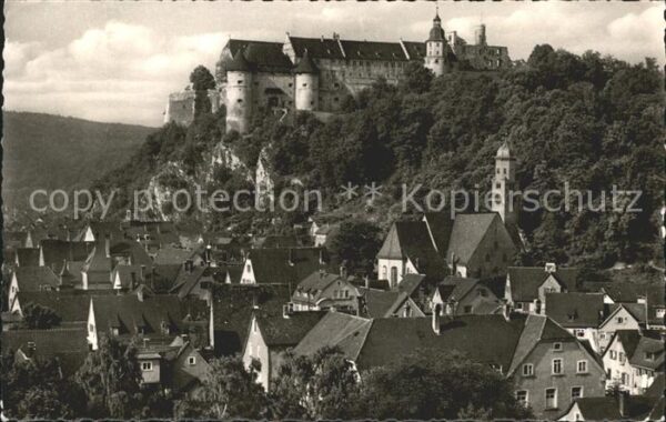 Heidenheim Brenz Altstadt mit Kirche Schloss Hellenstein