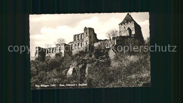 Nideggen Eifel Burg Ruine Ehemaliger Rittersaal und Be