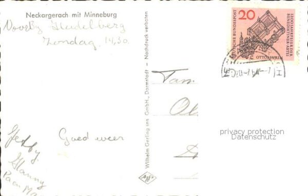 Neckargerach Gesamtansicht mit Minneburg – Bild 2